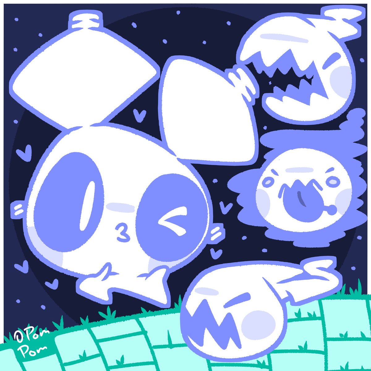 PompomNotes's tweet image. Keep trying, maybe one day, loooosers! Mwehehe! 👻💕 

#originalcharacter #oc #digitalart #cuteart