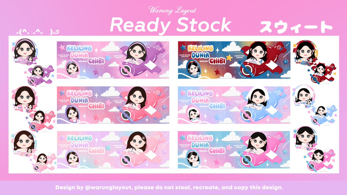 Hi guys aku ada layout ready stock chibi baru nih, bisa langsung kalian take sekarang juga 💖🎀 

Price : 25.000
Bisa resize wabis +5.000
Bundle : 40.000

Free retext 
Open by request juga 💌

Dm for order…💬
#zonauang #zonaba