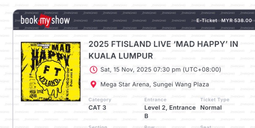 _ZH4NGH40's tweet image. Concert Ticket Giveaway ㅡ #FTISLANDinKL TOMORROW

🎟️ 1x CAT3 ticket.

🔹Retweet and like this tweet.
🔹Reply by saying good things to my customer who decided to give this for free, as she unable to attene.

🔺Ends TODAY 14/11/2025, 6PM. Winner annoucement before 8PM.

Gooduck 🌸