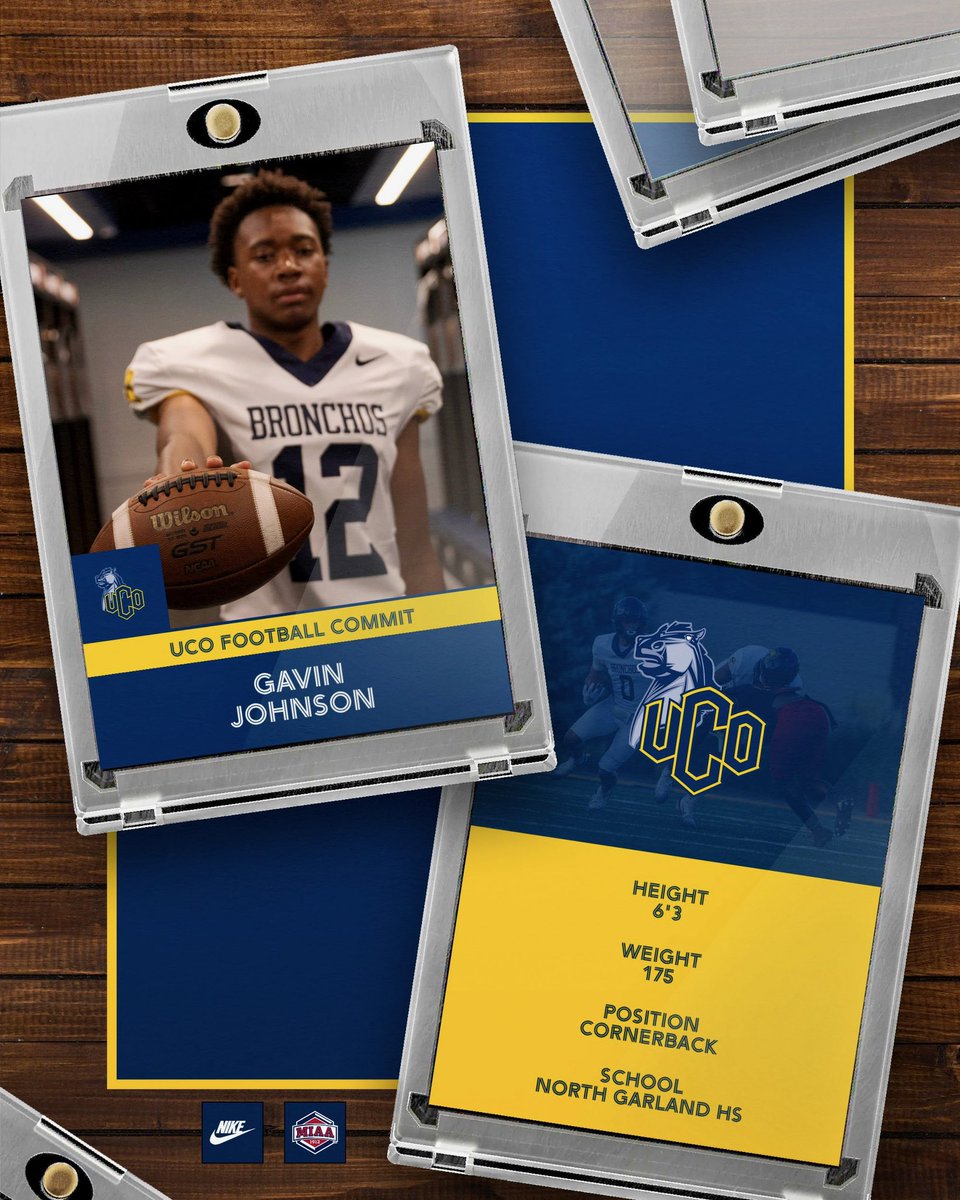 After a great official visit I am beyond blessed to be taking my talents to the University of Central Oklahoma! I want to thank all my family members and coaches that have been on this journey with me!
Go Bronchos! 
<a href="/Coach_TPearson/">Thomas Pearson</a> <a href="/ucobronchofb/">UCO Football</a> <a href="/CoachJohnston21/">Devin Johnston</a> <a href="/Stacie314972/">Stacie</a>
