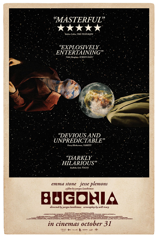 Jayms_Wisdom's tweet photo. #Bugonia is excellent. Just from a film making perspective it's worth seeing and the sound design is brilliant. As a drama-thriller it really worked for me and it is one of those films you just want to talk about as soon as you come out of the cinema. #weeklyfilmthoughts https://t.co/k77t6n8N7I