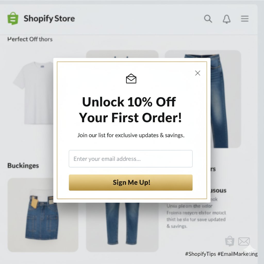 abeebpro0's tweet image. Quick Shopify Tip: Add a simple pop-up asking for email sign-ups within the first 10 seconds a new visitor lands. Offer a small discount! It's a goldmine for your email list. 📧 Are you prioritizing list building in Q4?
#ShopifyExpert #eCommerceTips #ListBuilding #MarketingStrate