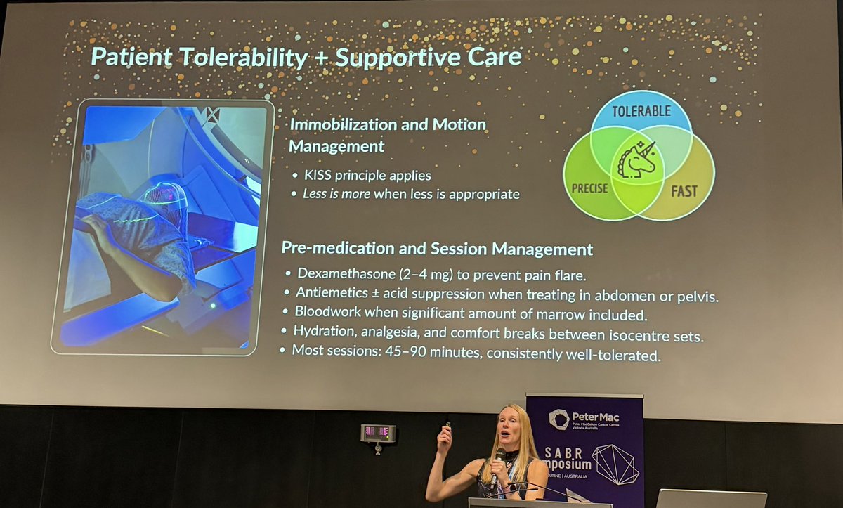 _ShankarSiva's tweet image. Melissa O Neil 🇨🇦🍁- wow - lots of learning points for total metastatic ablation with SABR from the ARREST trials in polymetastatic disease #radonc #SABR2025