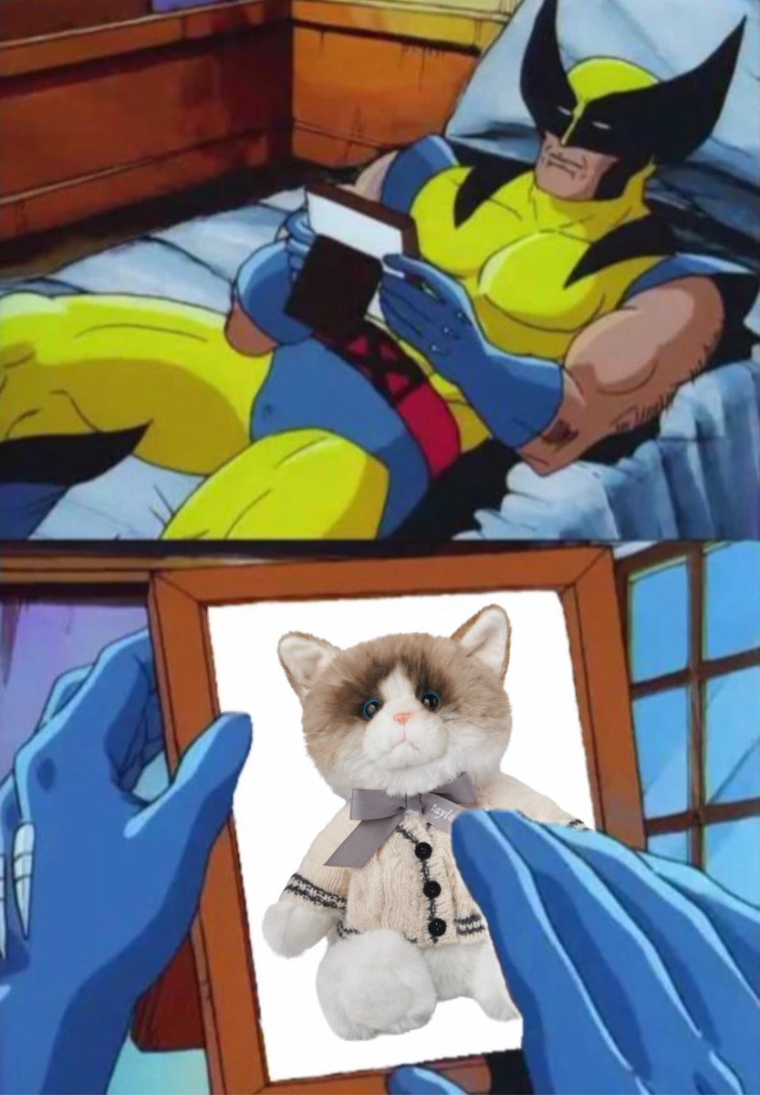 tscrazier's tweet image. the cardigan plush cat is my starbucks teddy bear cup 😔