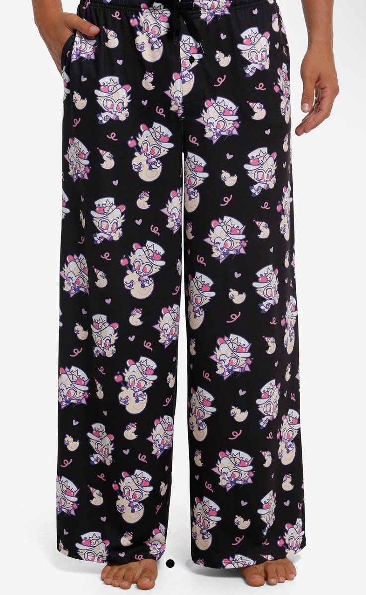 nesspenguin89's tweet image. New at Hot Topic 
Hazbin Hotel Chibi Lucifer PJ Pants 
😈🍎🦆
#HazbinHotel #HotTopic #LuciferMorningstar