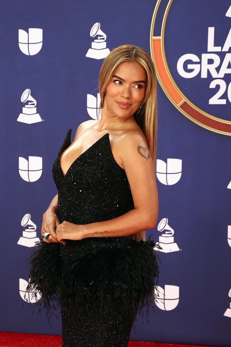 Karol G attends the 2025 #LatinGRAMMY