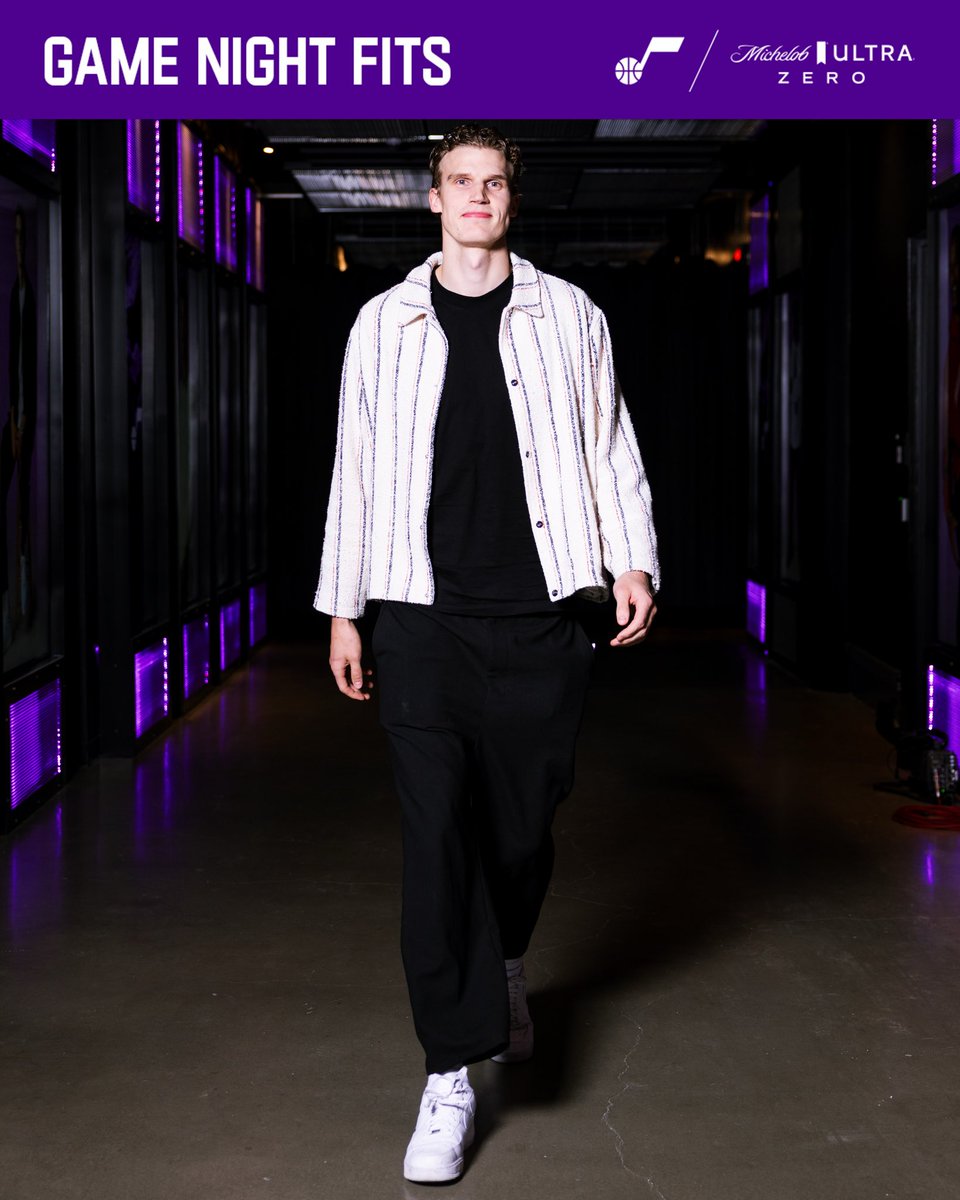 utahjazz's tweet image. throwin&apos; fits on a thursday 🤧

#TakeNote presented by @MichelobULTRA