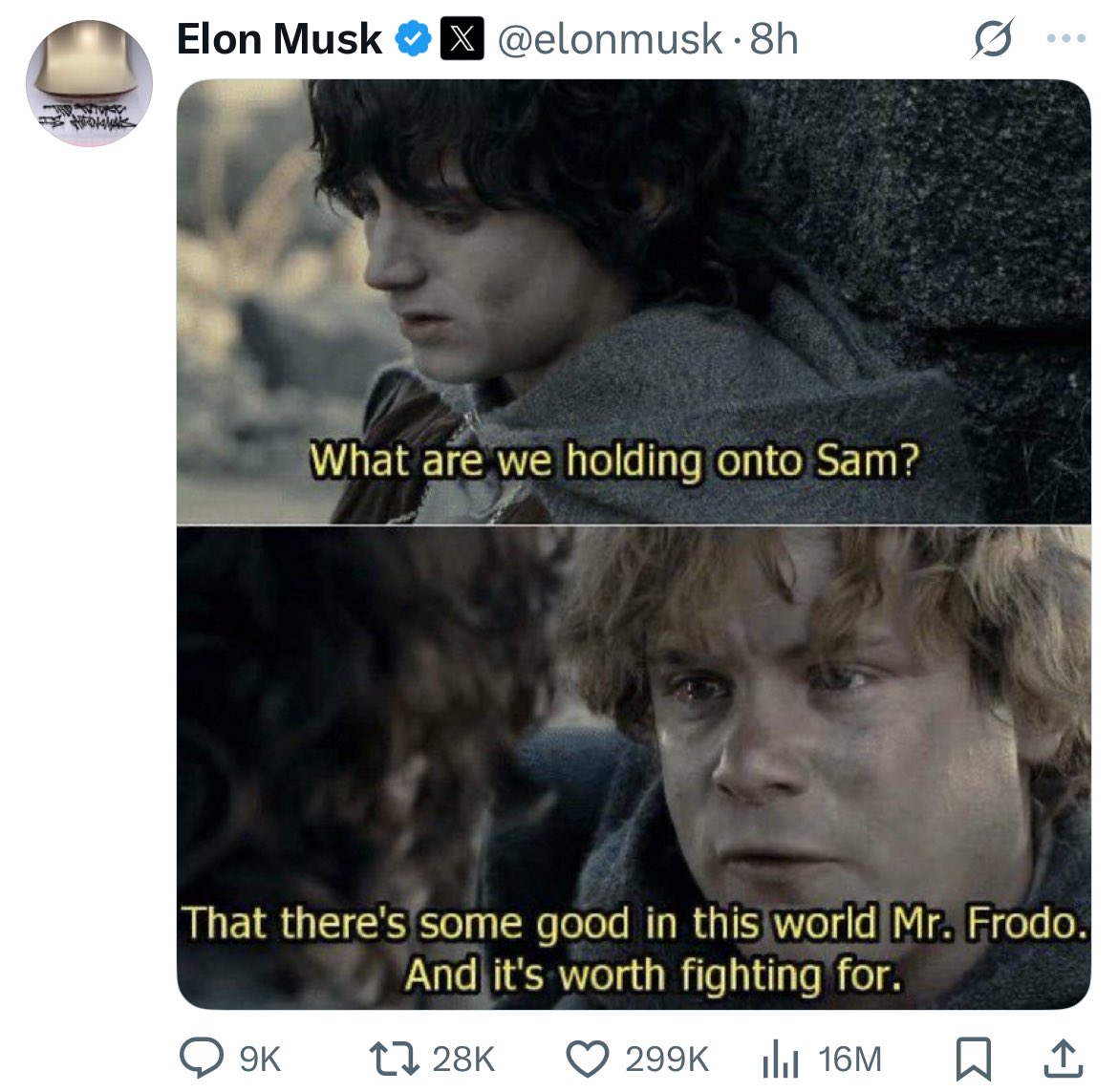 When you don’t realize you’re actually Wormtongue.