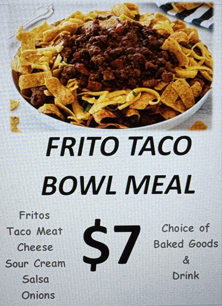 Sectional football 🏈🏈 Join us tomorrow for <a href="/RockCreekFootb1/">Rock Creek Football</a> vs <a href="/CheneyHS/">Cheney High School</a> game time 6:00. Come for a Taco Frito Bowl $7 -sponsored by RC HOSA chapter. Go Mustangs! <a href="/RockCreekHS/">Rock Creek</a> <a href="/RCHS_PTO/">Rock Creek High School PTO</a>  #crumblcookies
