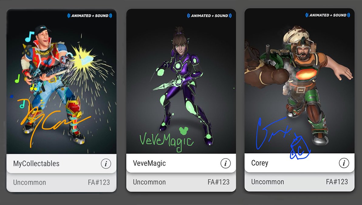 Behold… the greatest single 123 collection on VeVe. 🌐 This is no normal group of earthlings. This… is the future. <a href="/veve_official/">VeVe | Digital Collectibles</a>

<a href="/My_Collectables/">Mycollectables</a> 🎸 
<a href="/VeVeMagic/">💙VeVeMagic.eth⭕️🏰</a> 🪄 
<a href="/OldRhubarb/">CoreyT</a> ☕️ 

Locked away for 10 + years. 🧩 

<a href="/DavidYuNZ/">David Yu ⭕️</a> 

VeVe Digital Collectibles 💙❤️🧡💚