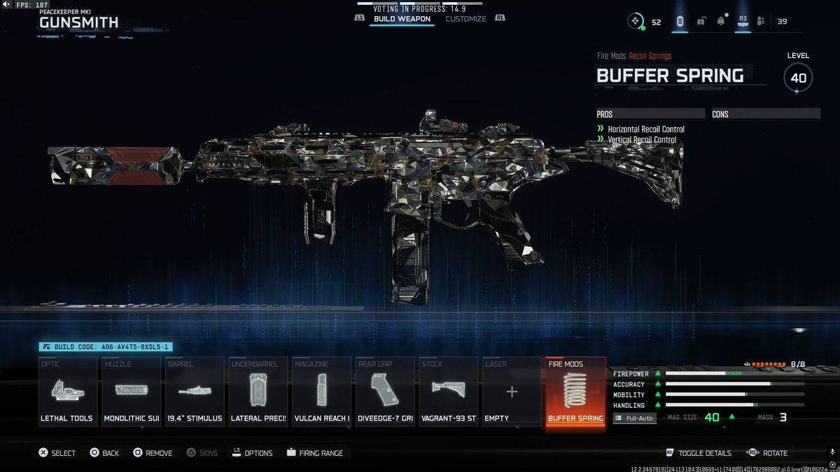 #1 BEST Peace Keeper MK1 Class Setup In #BO7