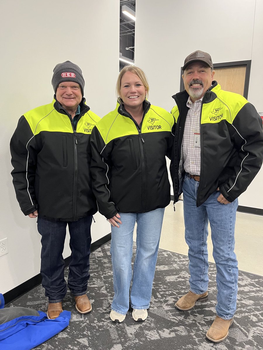 CTE_TISD's tweet photo. These two men are CTE champions. We appreciate their dedication to the education of TISD students. This day we toured the HEB automated freezer, largest in North America. The tour was amazing but our conversations were even better! #wildcatworkforce #CTEmatters https://t.co/rCZExvjFOp