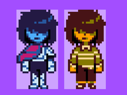 The_JesterQueen's tweet photo. Kris resprite i did that i think is pretty coole :   )
#DELTARUNE #deltarunefanart #pixelart https://t.co/omfjm3diJM