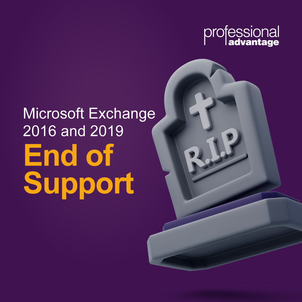 ProfessionalAdv's tweet image. Exchange Server 2016 &amp;amp; 2019 support ended in October 2025, no more security updates. Time to migrate to Exchange Server Subscription Edition or Microsoft 365. 

Need help? okt.to/Jfzlwi

#Microsoft365 #ExchangeMigration #Cybersecurity #ITStrategy