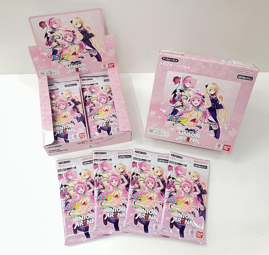 ユニオンアリーナ ToLOVEる 未開封 16パック テープカット1BOX分