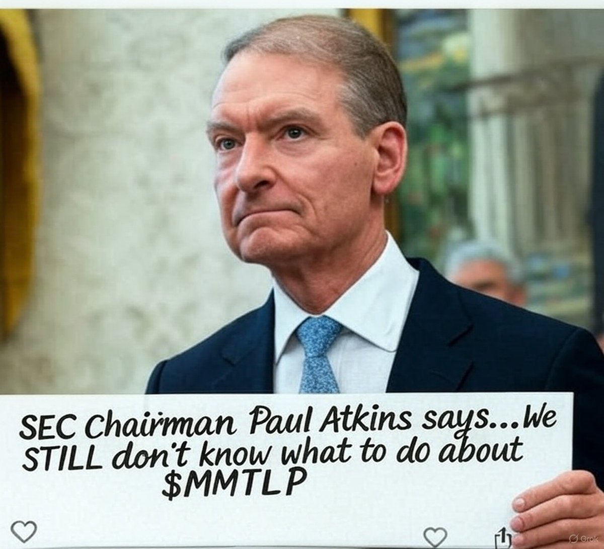 TimeLessTim12's tweet image. Hopefully we hear More than said Before about $MMTLP from the now briefed SEC Commissioner @SECPaulSAtkins asked by the magnificent @MorningsMaria !!  Thanks again awesome @cvpayne !!  #MMTLPResolution  #MMTLPFIASCO