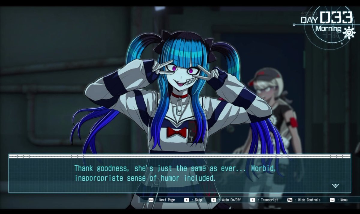 allenvonghornet's tweet image. Only in a kodaka game would someone say all that and be hit with a “Thank goodness”