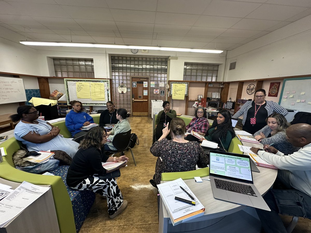Proud of our 6th grade team at Grant for diving into the work of <a href="/JSerravallo/">Jennifer Serravallo</a> today. Grateful for their energy, collaboration, and commitment to strengthening reading instruction together. 📚✨ #PLCsInAction
