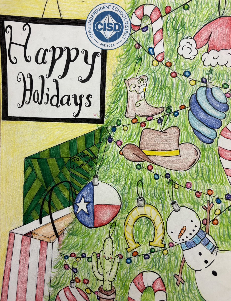 Clint High School Art tweet media