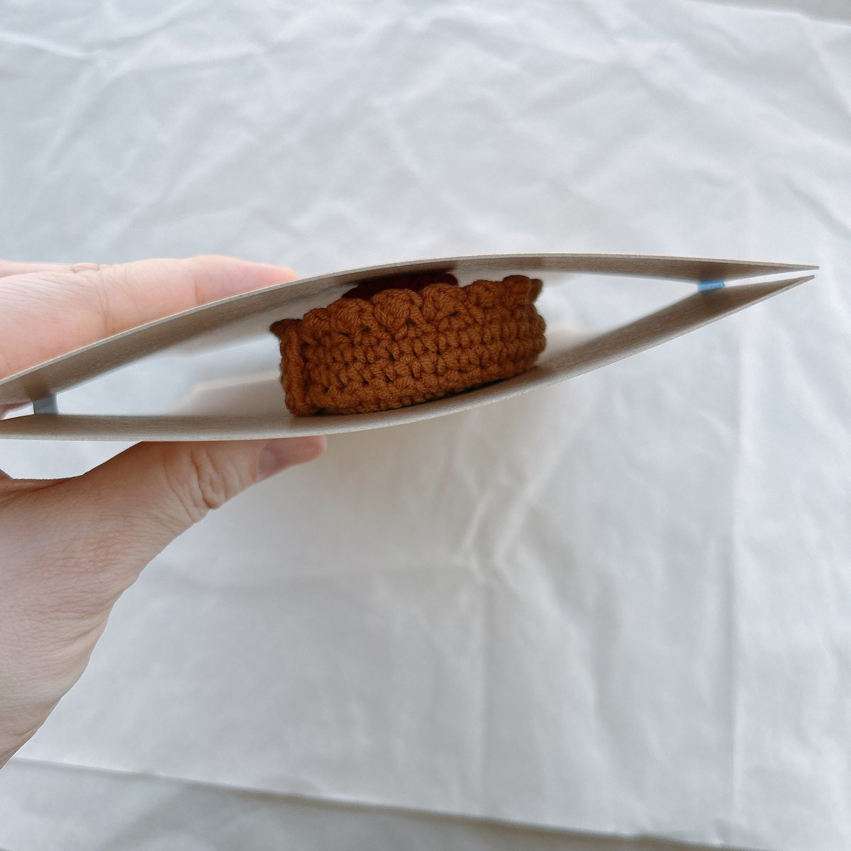 タルト、可愛いから、あみぐるみバージョンも作ることにした❣️
キーホルダーやオーナメントにも出来るようにしたい❣️

そして送料込でなるべくお安くしたいから、潰しチェックしてます🍓