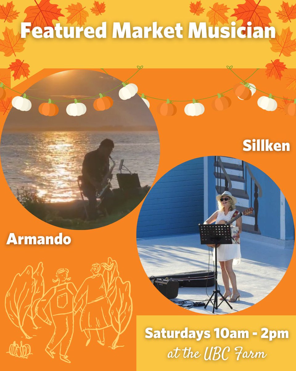 The crisp days of fall call for good food and great company 🍂 Join us for the UBC Farm Farmers’ Market this Saturday from 10 am to 2 pm!

Enjoy live music from Armando Magat and Sillken 🎶 and check out our featured vendors this week:

🍞 Healy’s 🍞

☕ Soul Chain Riders ☕
