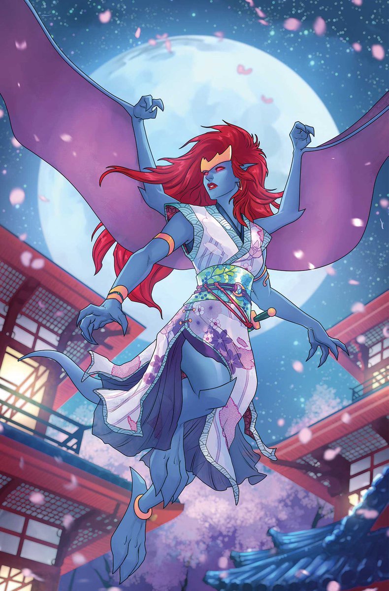 GargoyleGlimmer's tweet image. “I have an Enchanted card too, Goliath.  You should play it before you die.” ~~A Demona Glimmer