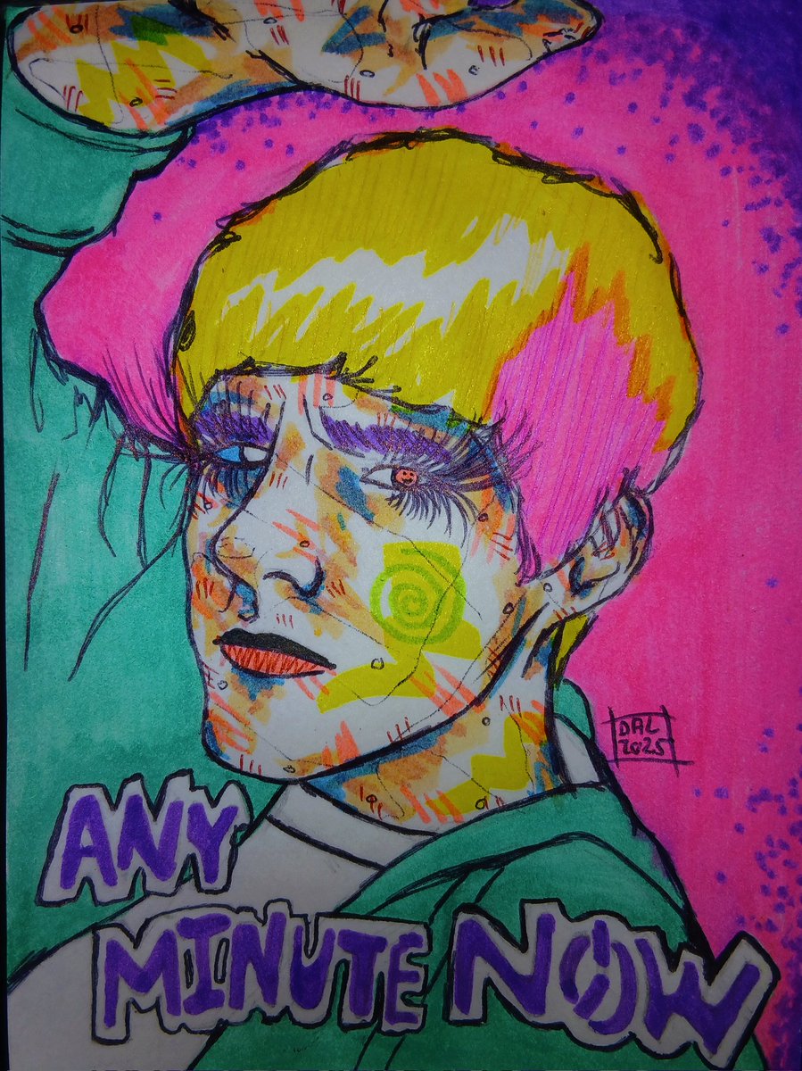 vhsparx's tweet image. did a quick little sketch for any minute now while listening because it's such a pretty song :,) @waterparks @awsten