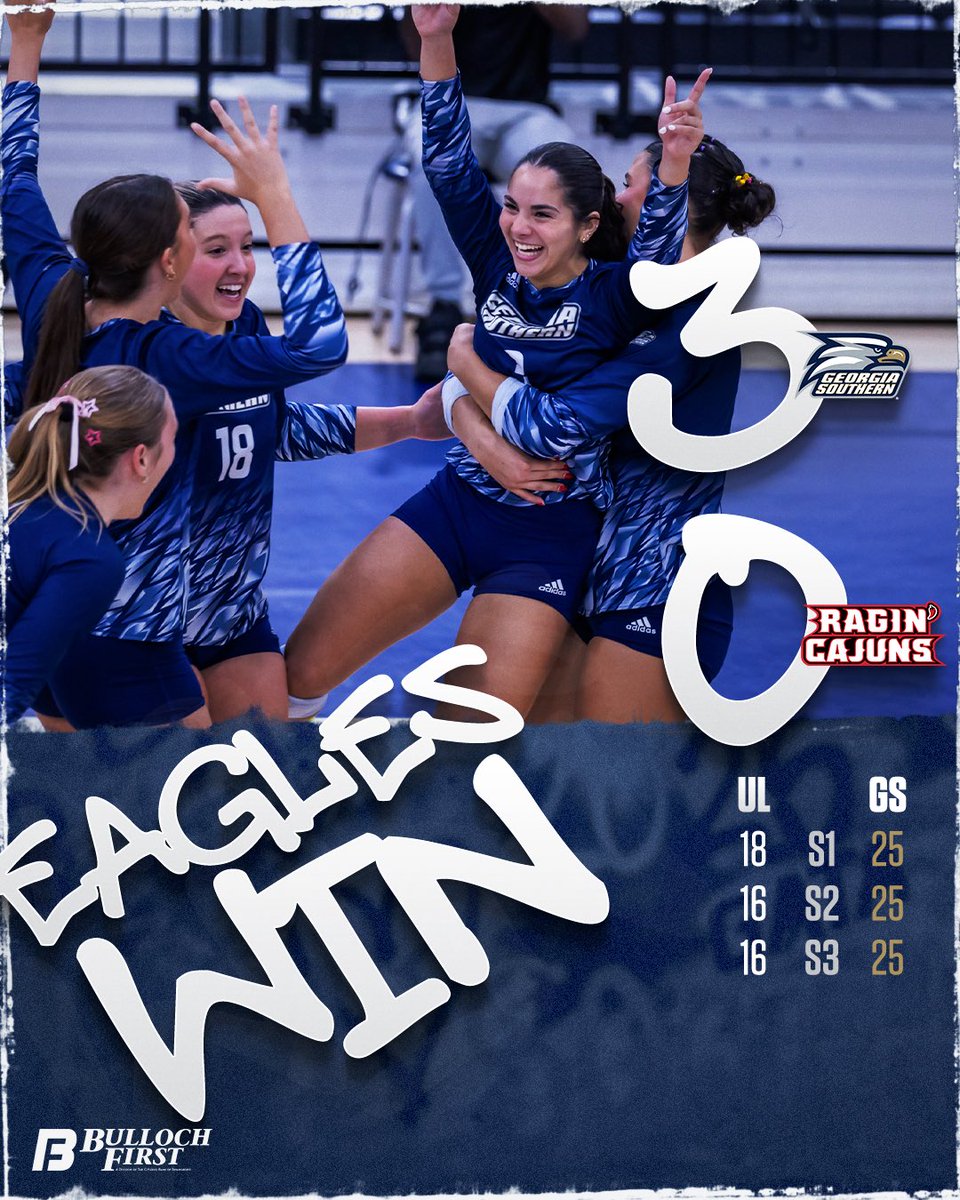 GSAthletics_VB's tweet image. Boiled the Cajuns 🥘

#HailSouthern