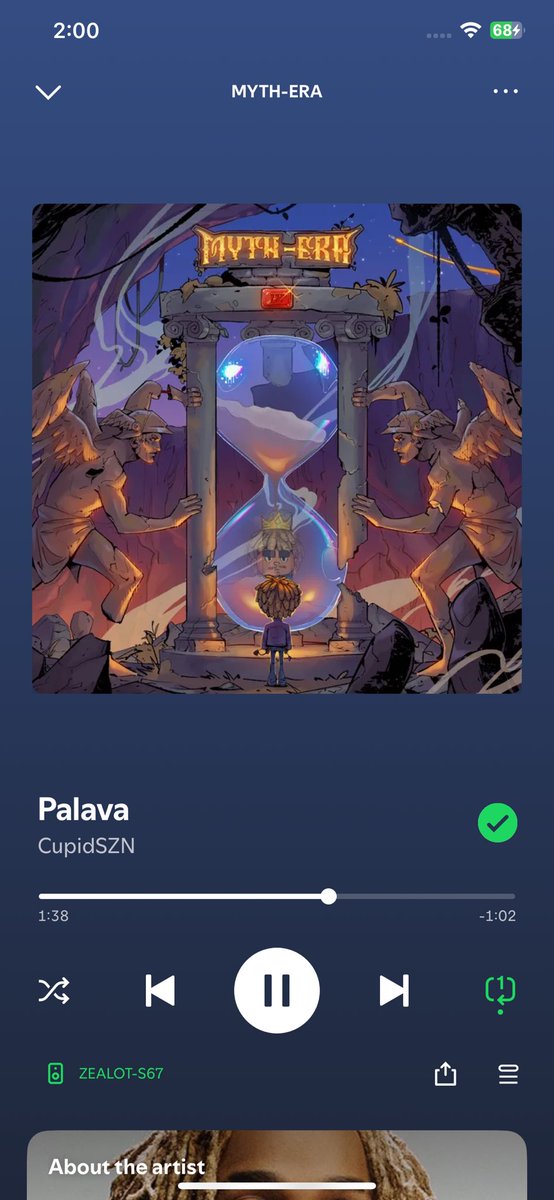 Palava by <a href="/cupidfszn/">CupidSZN</a> currently has me like no other sound right now!!! Lyrics, beat, vocals, hook, verse. As a crazy fireboy fan, I think <a href="/cupidfszn/">CupidSZN</a> and I will do great things together 🥺