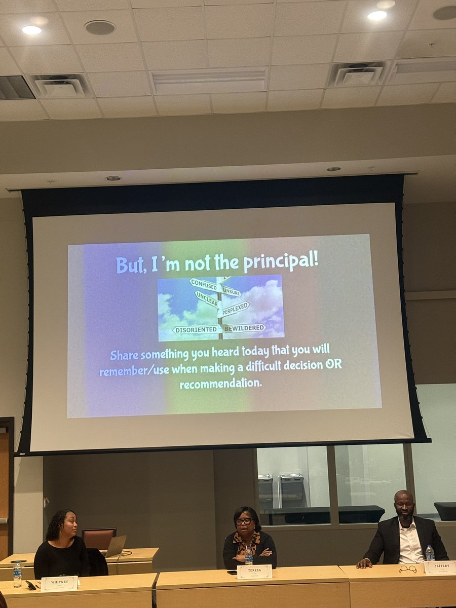 Thank you to Richland School District Two’s incredible principals for serving on today’s “Making Difficult Decisions” panel for the Assistant Principals Institute!  Your honesty, wisdom, and real-world leadership examples provided invaluable insight for our emerging leaders.