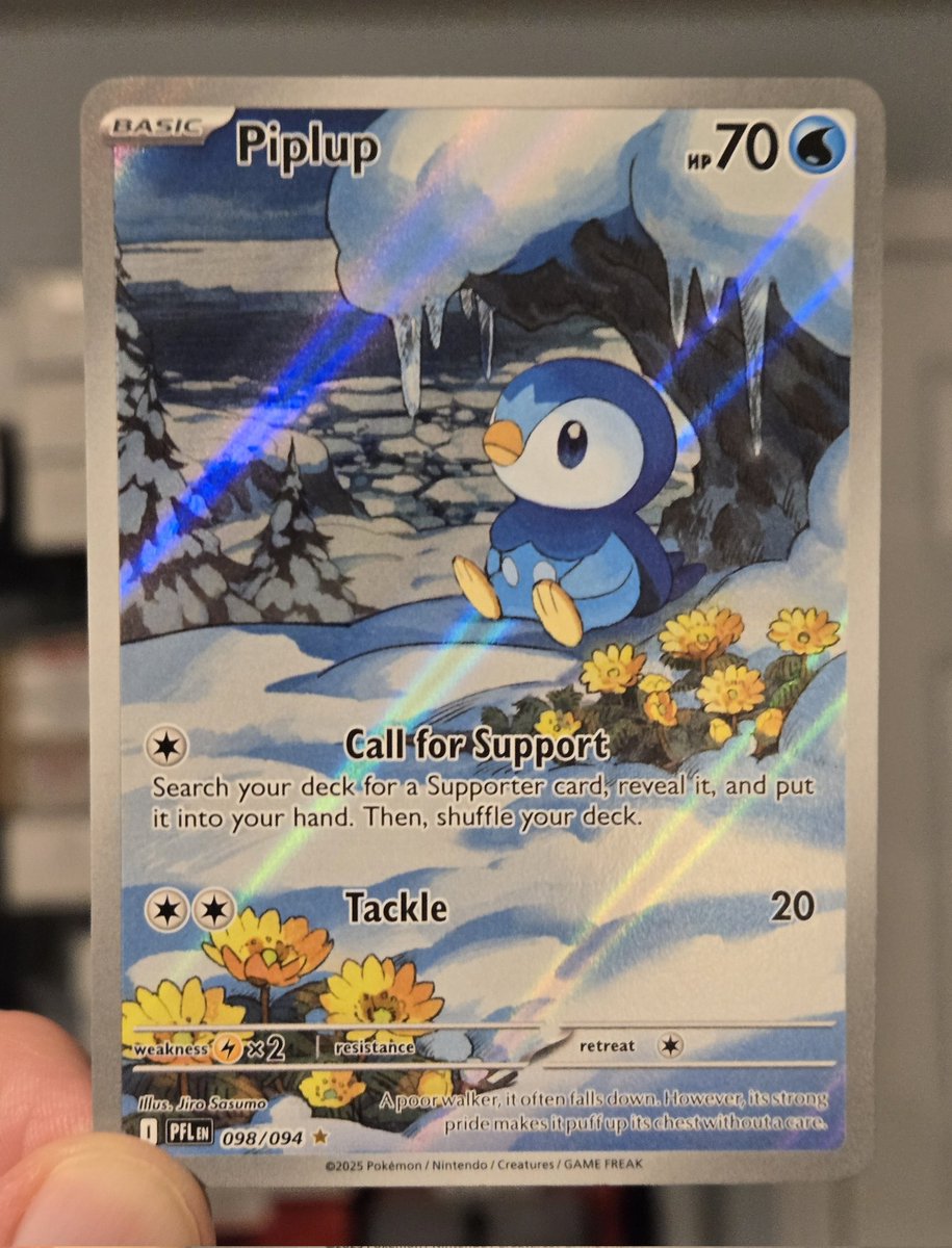 🧊🐧 The chillest little baby.