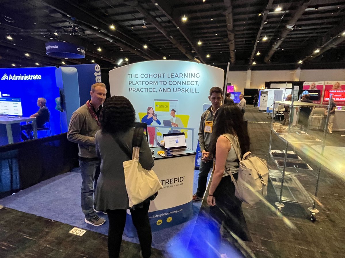 IntrepidLS's tweet image. That&apos;s a wrap at #DevLearn!

A full house for Tim’s session, inspiring conversations at the booth, and a special onsite series of Being Intrepid now in the works.

We loved connecting with this community 💙
