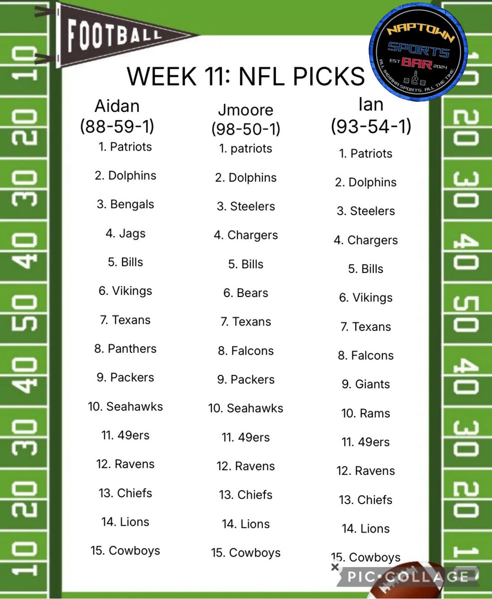NaptownSB317's tweet image. WEEK 11 BUZZER BEATER PICKS ARE IN!!
