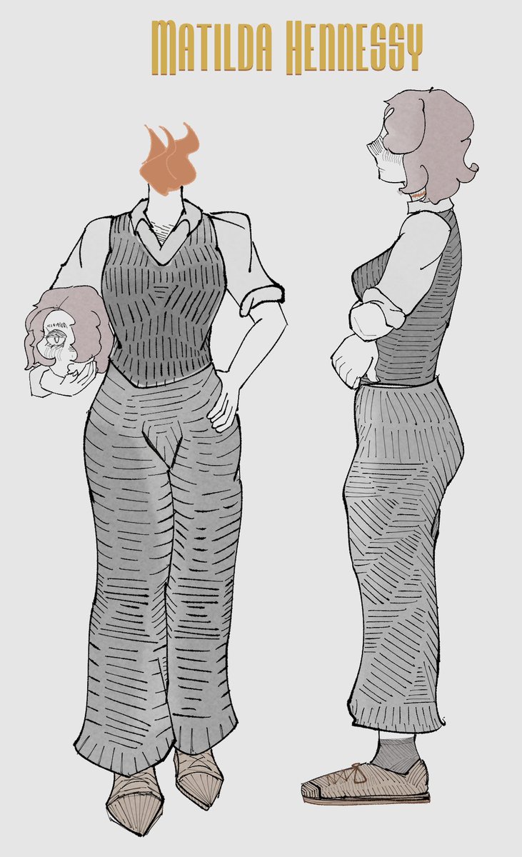 Matilda Hennessy a Noir Dnd char for an upcoming campaign im playing