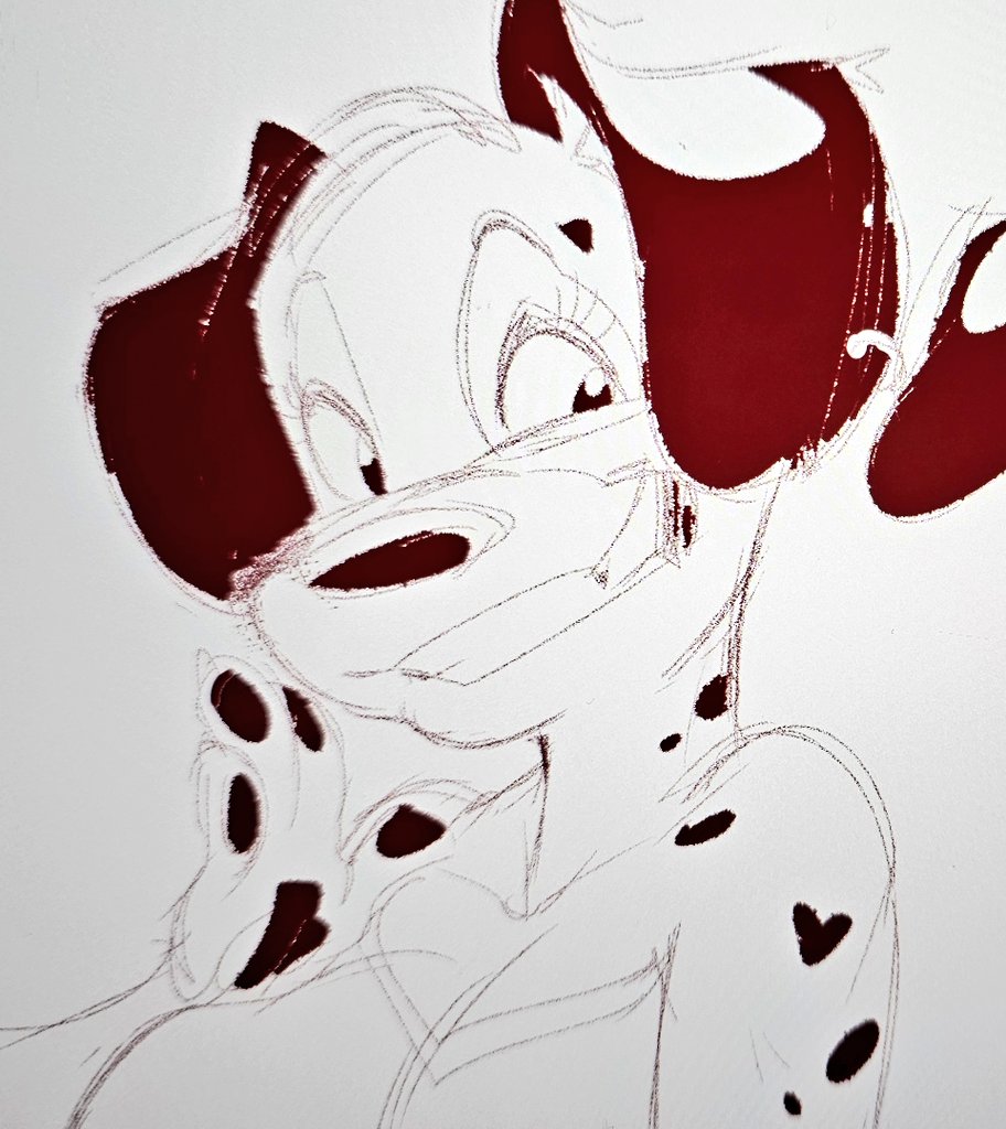 Workin on a Dalmatian girl