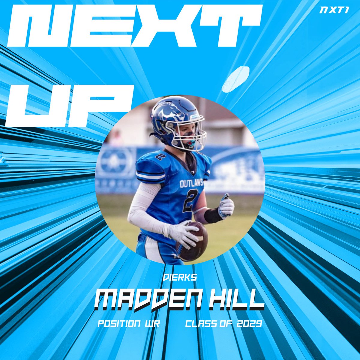 Excited to welcome C/O 29 rising athlete 
<a href="/madden1hill/">Madden Hill</a> 🏈 WR to NXT1! 

Check out Madden Hill's NXT1 Prospect Profile! nxt1sports.com/prospect-profi…

Download the NXT1 app &amp; join free!
Everything you need to take your game to the next level! nxt1sports.com
<a href="/nxt1football/">NXT 1 Football</a>