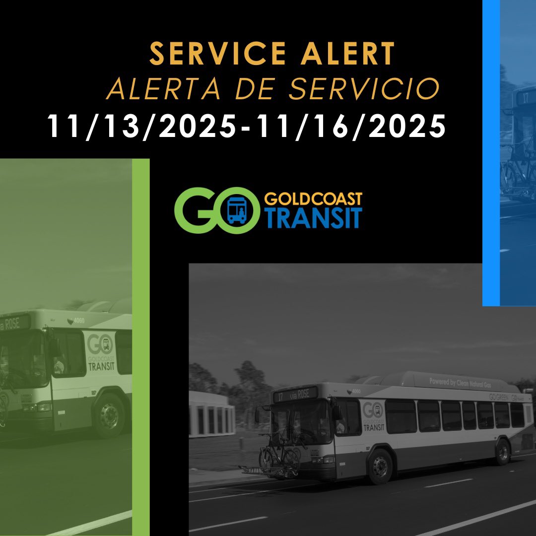 Gold Coast Transit District tweet media