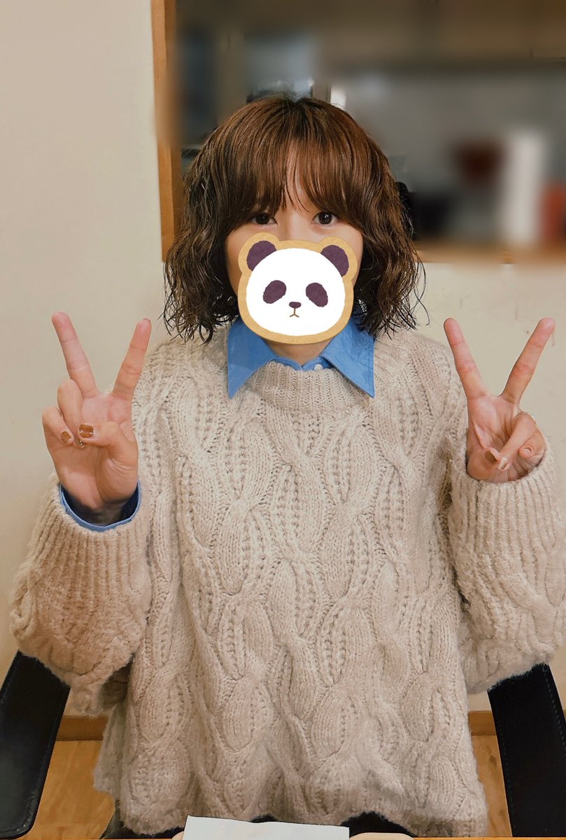 ボブパーマダブルピース👩‍🦱✌️