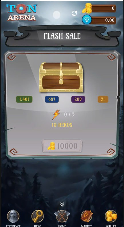 Ton_Arena_Min's tweet photo. ⚡️ Flash Sale is Live! — Buy Heroes with Gold ⚔️

The Flash Sale event has officially arrived in TON ARENA!
From now on, you can purchase Hero packs using Gold — and each pack guarantees at least 1 Epic Hero! 💎

🛒 Daily Flash Sale Rules:
1️⃣ First purchase: 10,000 Gold
2️⃣ Second purchase: 15,000 Gold
3️⃣ Third purchase: 20,000 Gold

After 24 hours, prices reset back to 10,000 Gold for the next day! ⏰

Don’t miss your chance to strengthen your army — collect powerful heroes and rise through the Arena! ⚔️🔥

#TONARENA #TON #GameFi #Web3Gaming #FlashSale