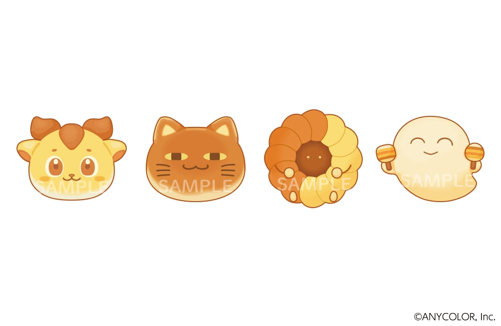 rizuNM's tweet image. 『ゆかいなパンやさん』パンマスコットのデザインを担当させて頂きました。パンスクイーズなど様々なグッズになります。よろしくお願いいたします🍞✨