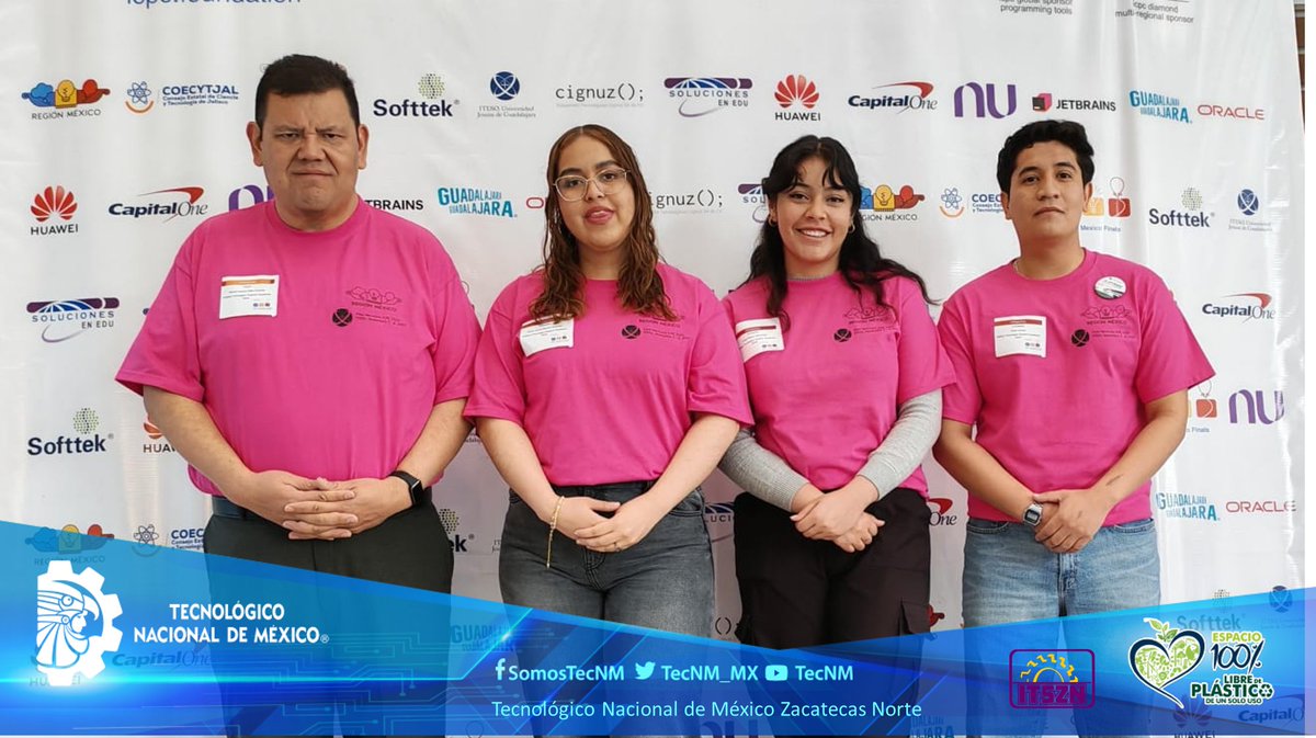 TecnmN72226's tweet image. La Dirección General del TecNM Zacatecas Norte, encabezada por la Ing. Yahaira Tanairi Jiménez Reyes, felicita al equipo Umizoomi de CoyotesDev por su destacada participación en la Final Mexicana del ICPC 2025, superando su puntaje de ediciones anteriores.

#ICPC2025 #CoyotesDev