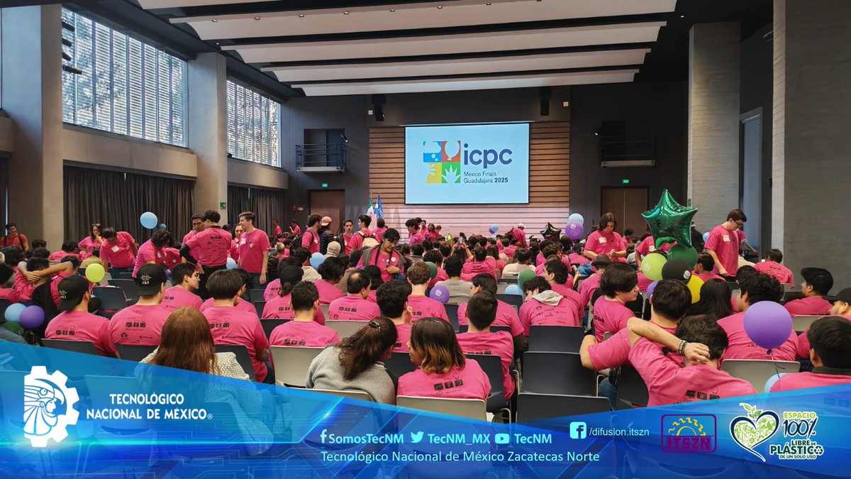 TecnmN72226's tweet image. La Dirección General del TecNM Zacatecas Norte, encabezada por la Ing. Yahaira Tanairi Jiménez Reyes, felicita al equipo Umizoomi de CoyotesDev por su destacada participación en la Final Mexicana del ICPC 2025, superando su puntaje de ediciones anteriores.

#ICPC2025 #CoyotesDev