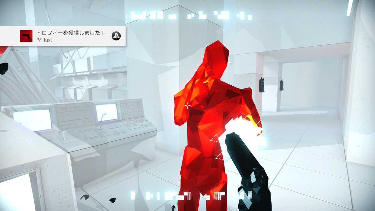 PdX8GqrJ7dzHRxI's tweet photo. #トロコン 100% T0449
#プラチナトロフィー P0488
🎮SUPERHOT #PS4
📅取得日2021/09/12
⭐難易度★★★★☆
💖好き度★★★★☆
⏱️プレイ時間23H
📝感想:またしても鬼畜ゲー。半べそかきながらトロコン。なぜ人は無謀なゲームをプレイしてしまうのか。
#SUPERHOT #スーパーホット #PSNOW https://t.co/O9VOnEE9RJ
