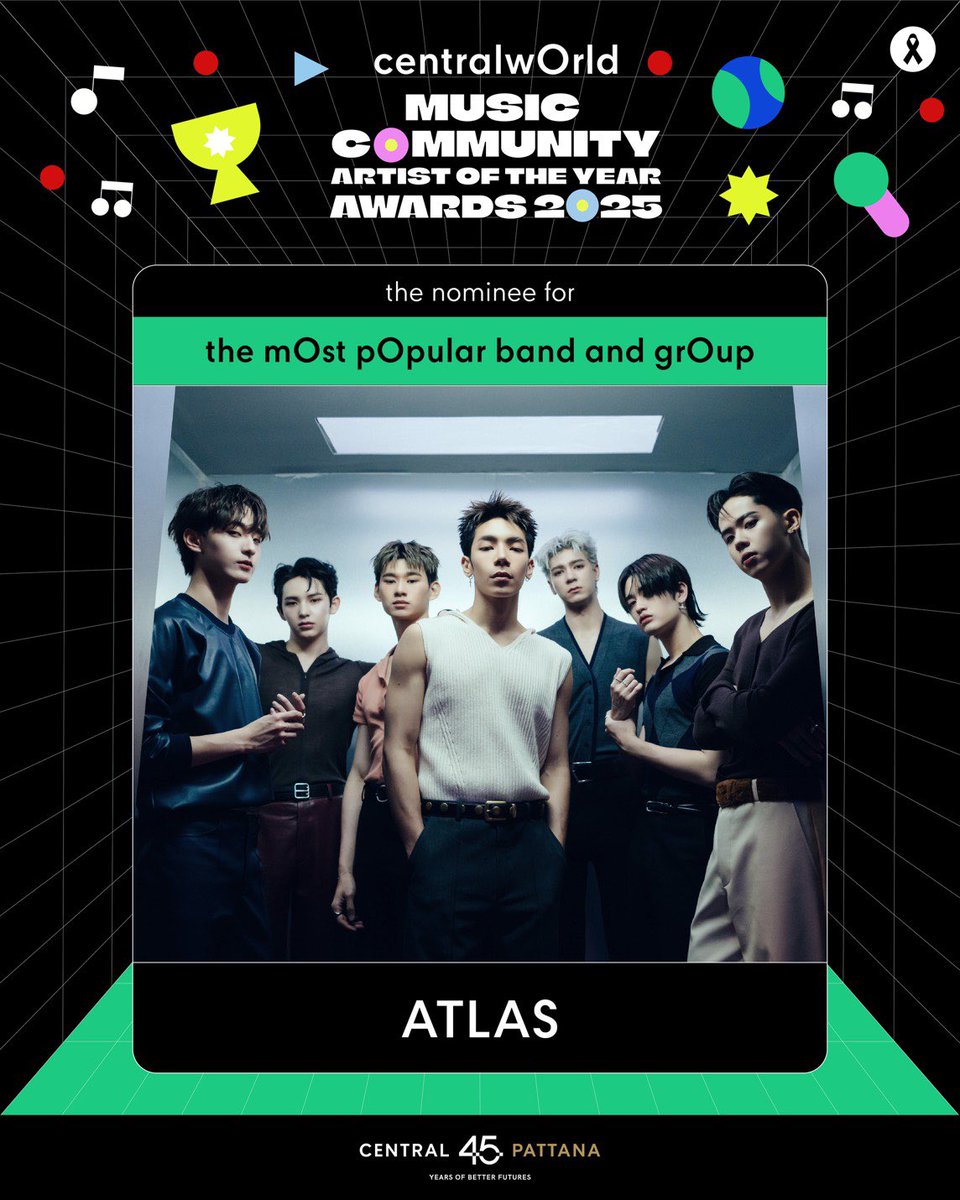 nicestoryy's tweet image. —• #VoteForATLAS

📣MAYDAY MAYDAY!
❗️ปิดโหวตวันนี้ 18.00 น.❗️

🏆 𝗖𝗧𝗪 𝗠𝘂𝘀𝗶𝗰 𝗖𝗼𝗺𝗺𝘂𝗻𝗶𝘁𝘆 𝗔𝗿𝘁𝗶𝘀𝘁 𝗢𝗳 𝗧𝗵𝗲 𝗬𝗲𝗮𝗿 𝗔𝘄𝗮𝗿𝗱𝘀 𝟮𝟬𝟮𝟱
𓏔 The Most Popular Band &amp;amp; Group | ATLAS

กติกาการโหวต: กด LIKE/REPOST ใต้โพส ATLAS ตามช่องทางต่าง ๆ ของ centralwOrld
🔗…