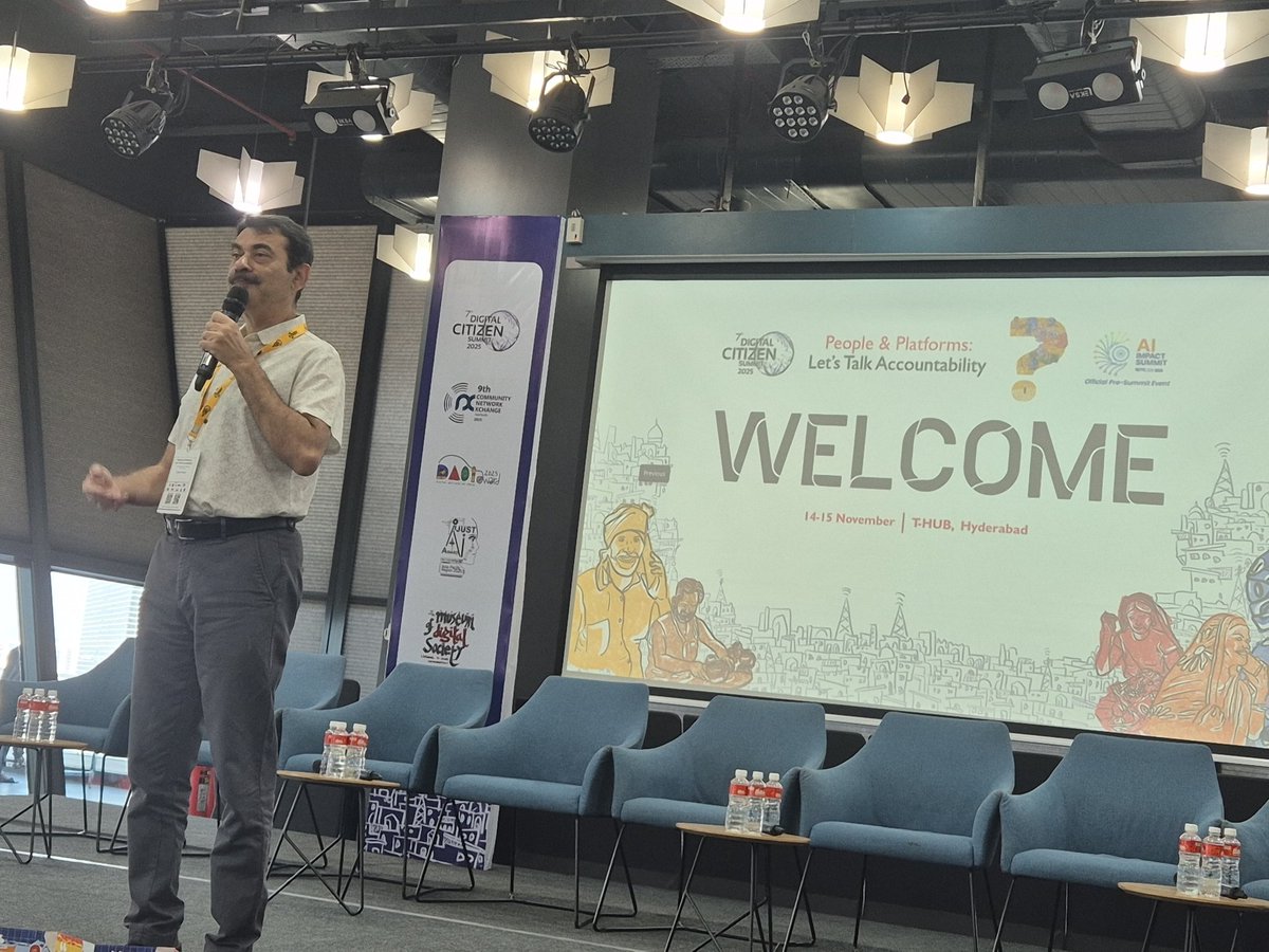 The #DCS2025 on Accountability of Platforms and AI takes off with a keynote by <a href="/jayesh_ranjan/">Jayesh Ranjan</a> and a welcome address by <a href="/OsamaManzar/">OsamaManzar</a> 

<a href="/RajivKumar1/">Rajiv Kumar</a> is Guest of honour 

<a href="/cdpp_india/">Centre for Development Policy and Practice</a> welcomes you for a great set of discussions over the next two days