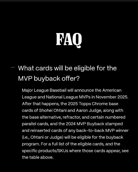 Now that the MVPs have been announced, bring us those Judge and Ohtanis 2025 Topps Chrome cards as part of the Topps #MVPBuyback

#SCJ #TradingCards #WhoDoYouCollect #TheHobby #SportsCards #Collecting #HobbyShop #SUPPORTYOURLCS