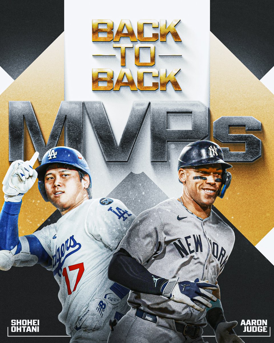 For the first time in history, both MVPs won in consecutive seasons 🤯