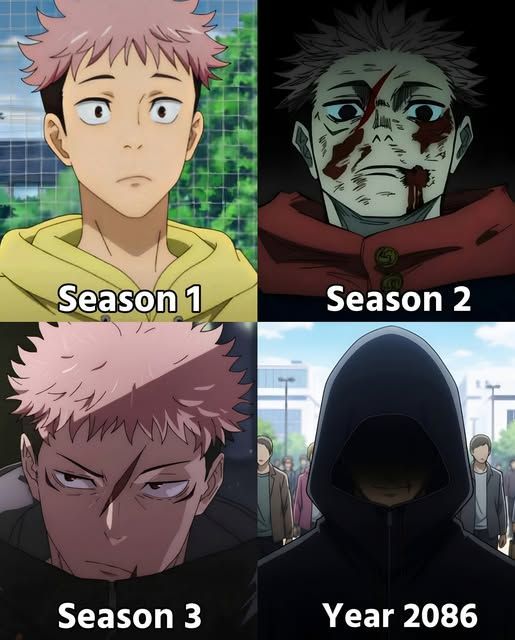 Yuji's transformation 🥶