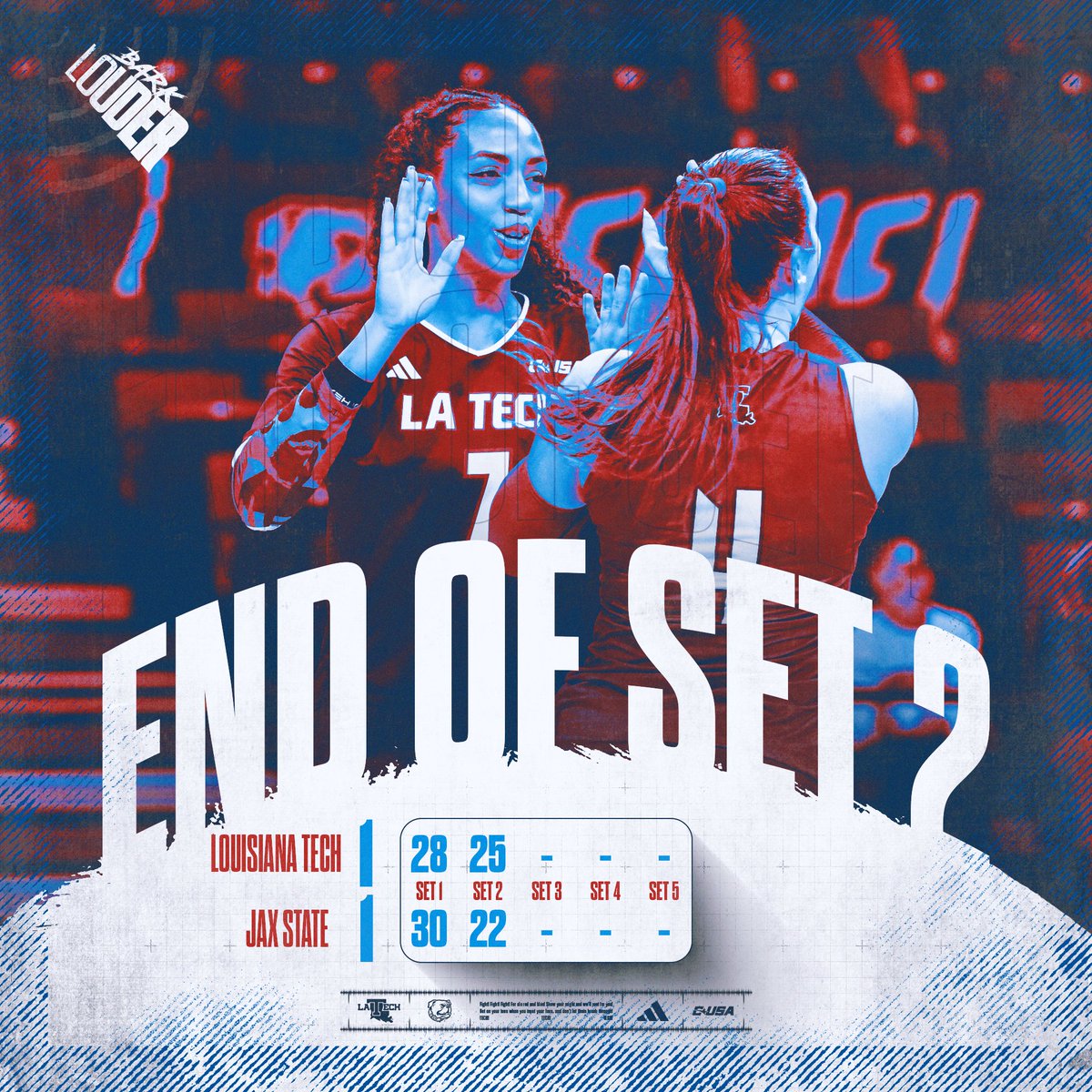 LA Tech Volleyball 🐶🏐 tweet media