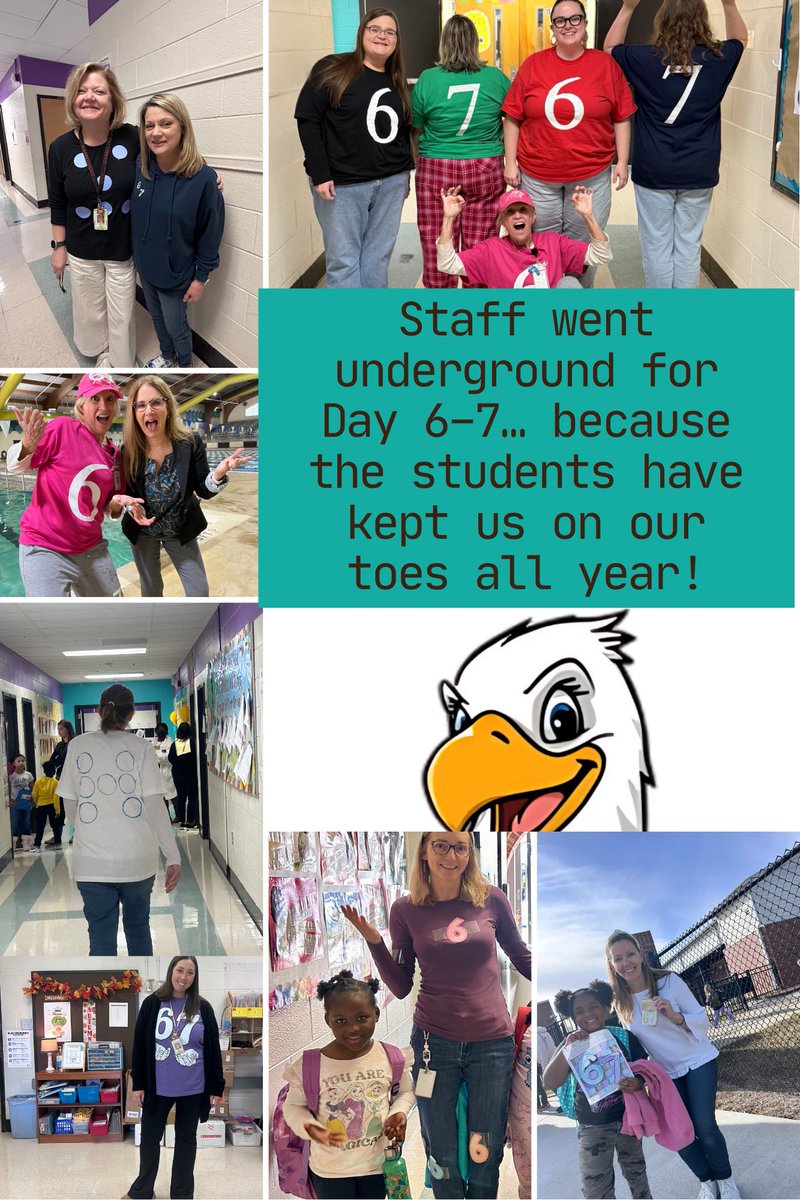 Day 6-7 Underground Day was a success!! Staff finally got our playful payback- #SchoolFun